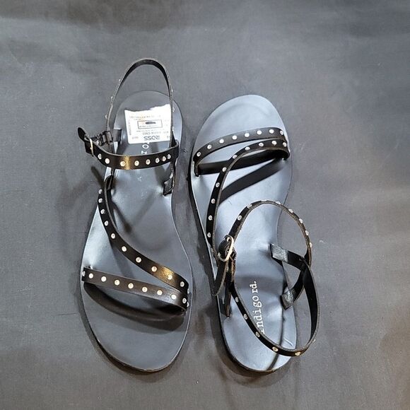 BRAND NEW INDIGO RD. POBART MULTI-STRAPS EMBELLISHED SANDALS - Picture 5 of 14